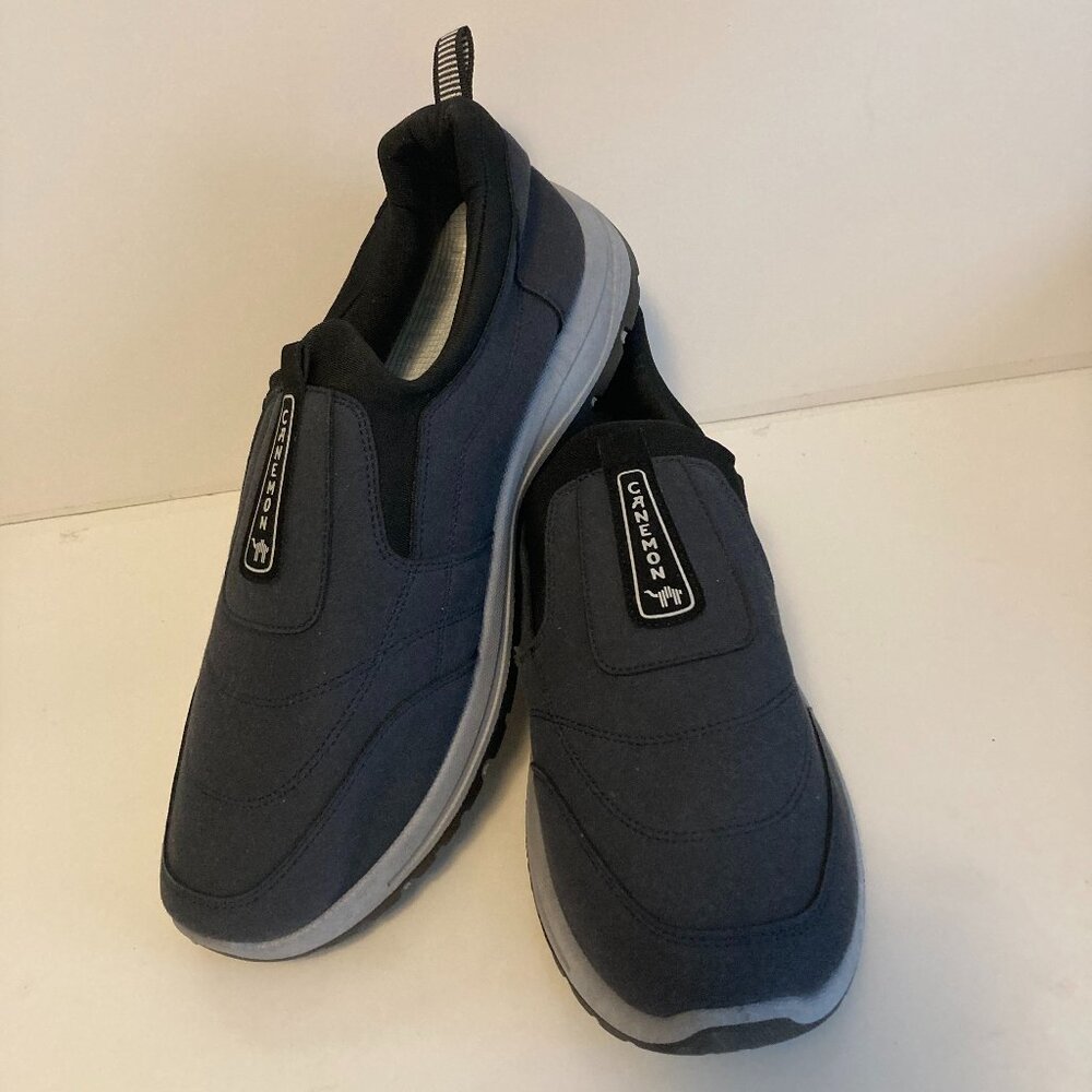 Canemon Men's Slip- on Walking Sneakers-Lightweight Breathable Size US 12.5